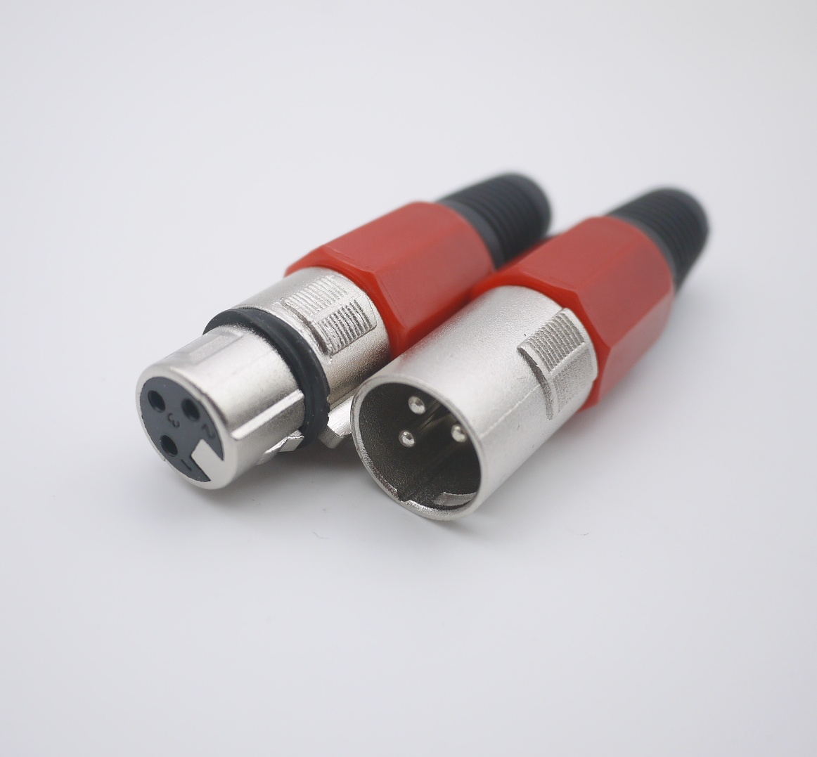 3 Pines Masculino XLR Clavija A 3 Enchufe Femenino mini XLR Cable 2 m