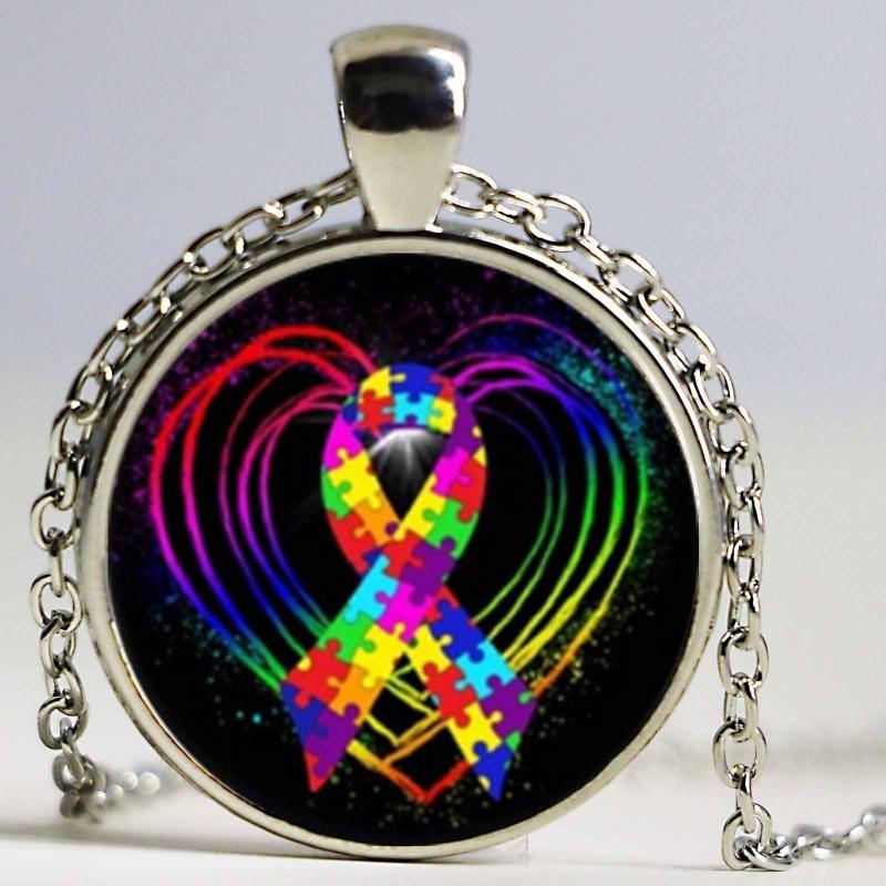 

Pendant Necklaces Definition Necklace Autism Awareness Autistic Humans Full Of Life And