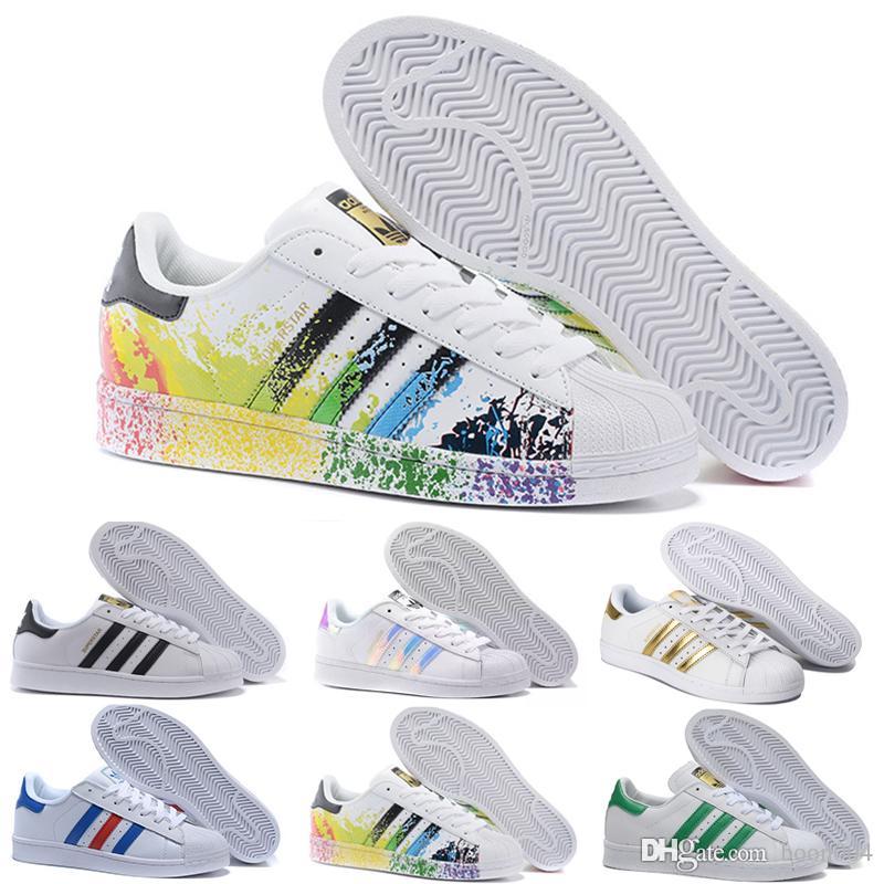 adidas superstar nere iridescenti