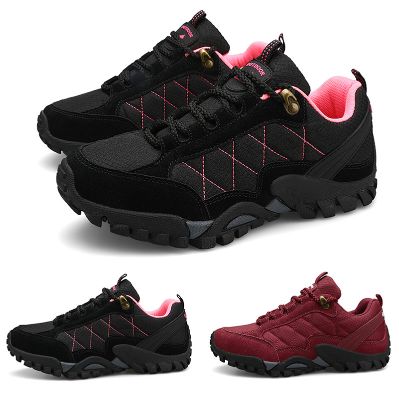 

2020 cool black wine red Plus velvet style8 lace inn01 gril women lady Breathable Running Shoes low cut Designer trainers Sports Sneaker, Color#2