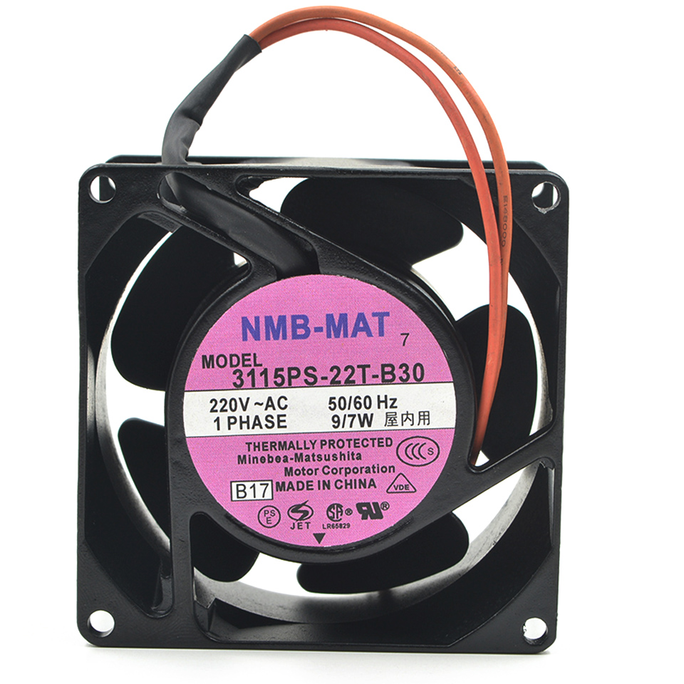 13W 12038 aluminum frame cooling fan original NMB-MAT 4715MS-12T-B40 115V 15