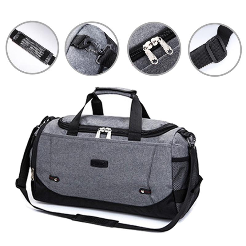 

Fitness Bag 30L Multicolor Sport Men Woman Travel Durable Duffel Bag Large Handbag For Gym Training Yoga Luggage Black Red Blue, Beige