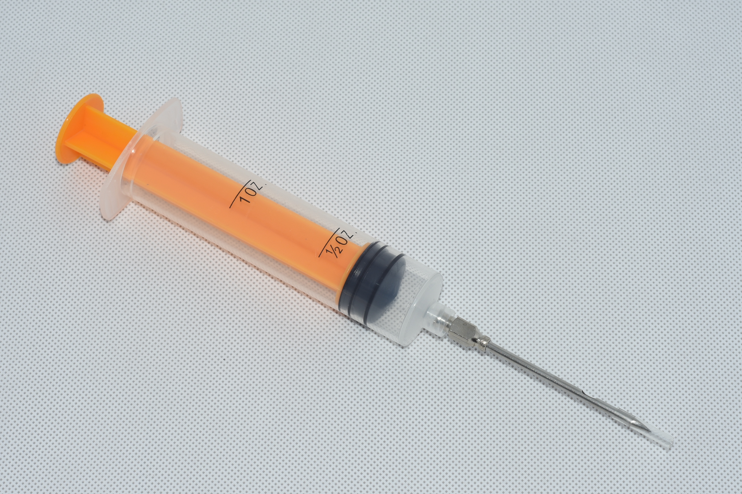 

Turkey Needle Marinade Flavour Injector Barbecue Grill Accessory Stainless Steel Needle 1 oz Orange