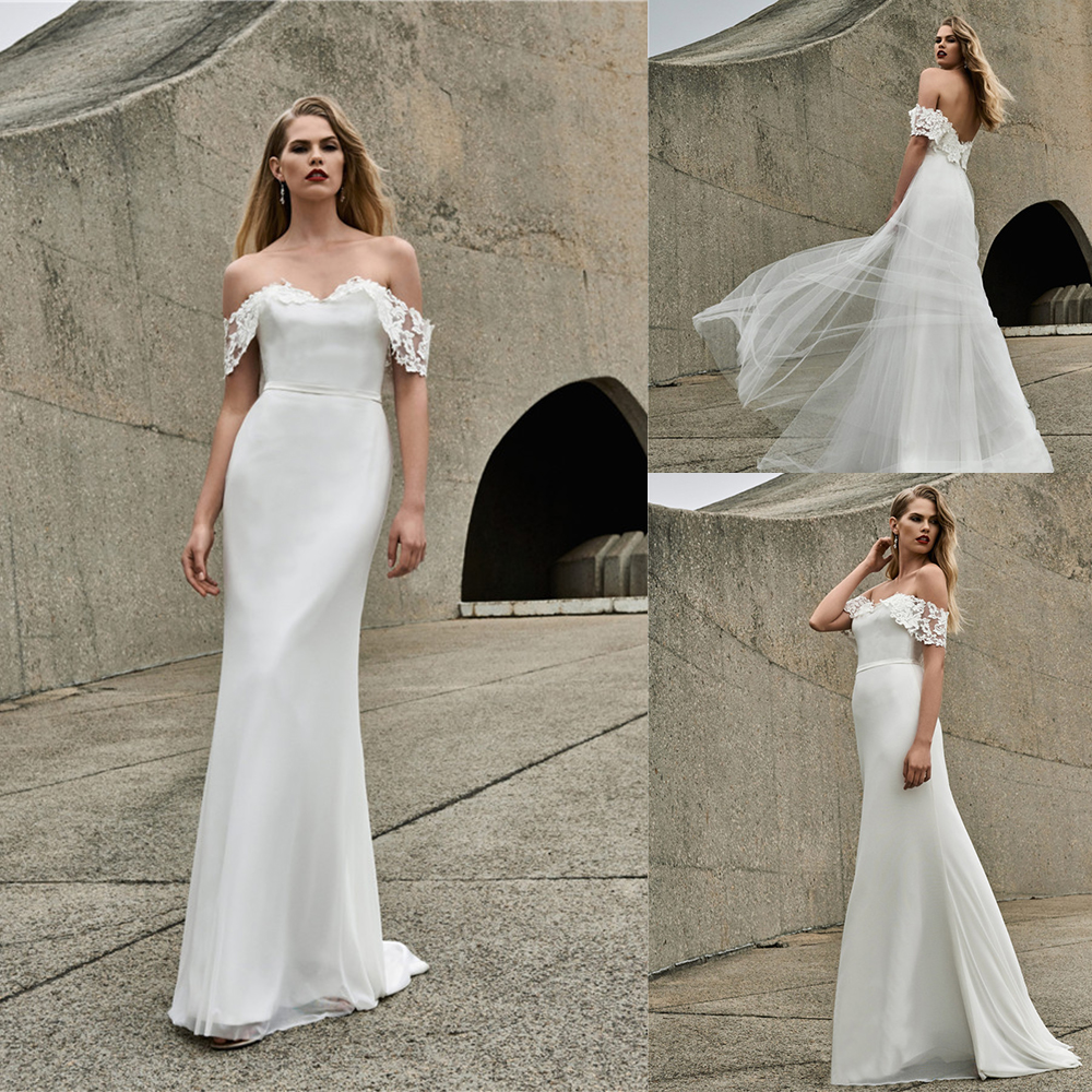Elbeth gillis 2021 robes de mariée sweetheart dentelle appliques robes de mariée robe sur mesure