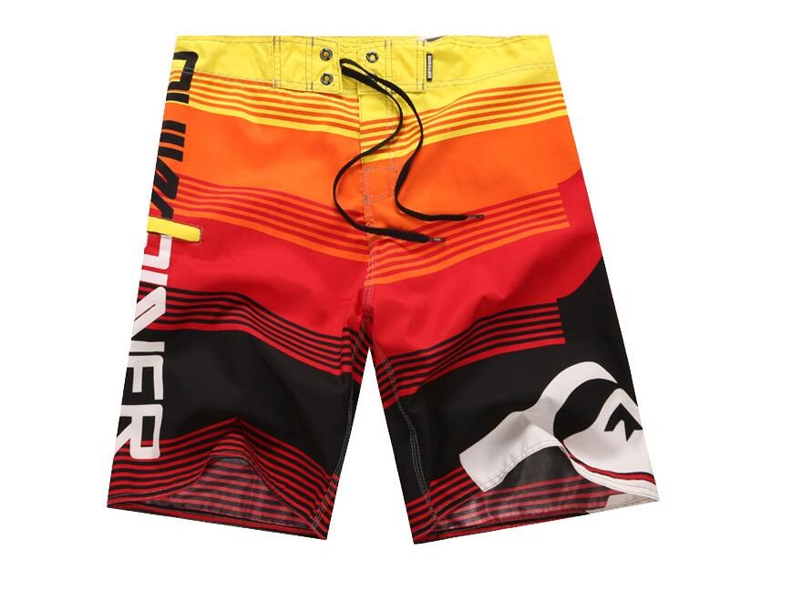 TZJY-Store 2019 New Printed Loose Cord Beach Board Short Mens Casual Shorts,Verde,M