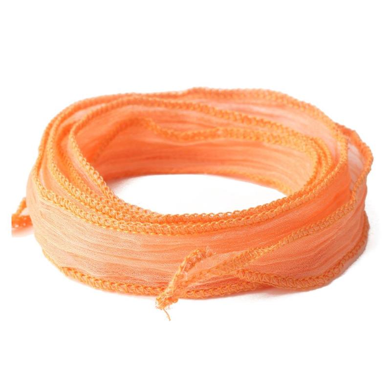 

KELITCH Thin Wrap Bracelets Adjustable Woven Braided Silk Ribbon String Cuff Bangles Jewelry Women Girls Simple Design Bijoux