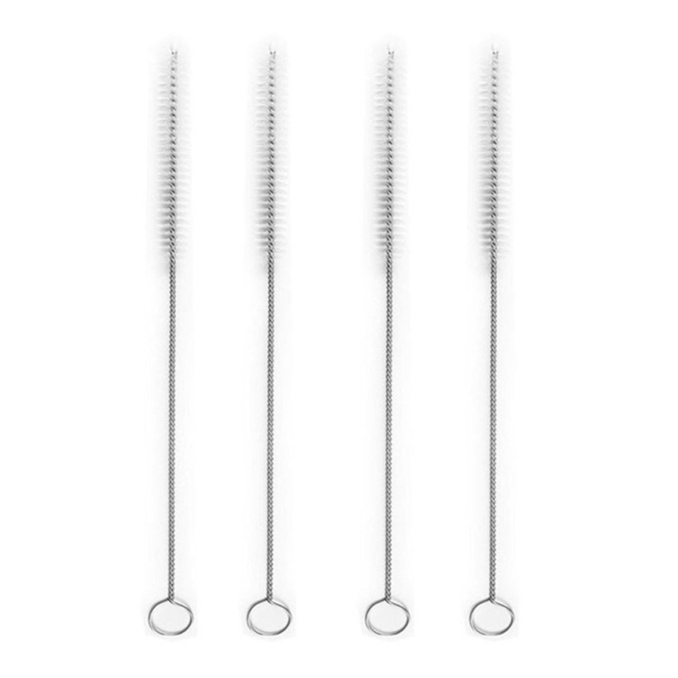 

Reusable Straw Clean Brush Cleanser Brush 200/230/267MM Stainless Steel Nylon Clean Brush Cleaning Tools
