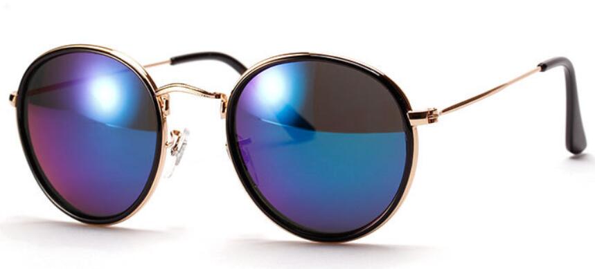 

20ss Round Sunglasses Men Women Fashion Designer Metal Frame Eyeglasses 3475 Sun Glasses with box cases