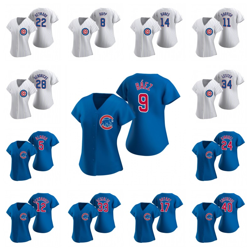 

Womens Javier Baez 2020 Season Jersey Kyle Schwarber Bryant Rizzo Willson Contreras David Bote Daniel Descalso Robel Garcia Albert Almora Jr, Grey womens s-xxl