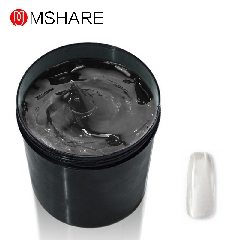 

MSHARE Jelly Builder Gel for Nail Extension 1KG, Transparent