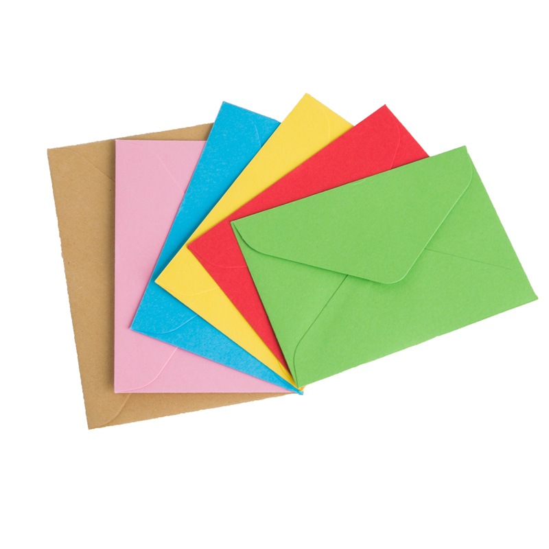

50Pcs Retro Blank Mini Paper Invitation Gift Cards Envelopes Wedding Greeting Party