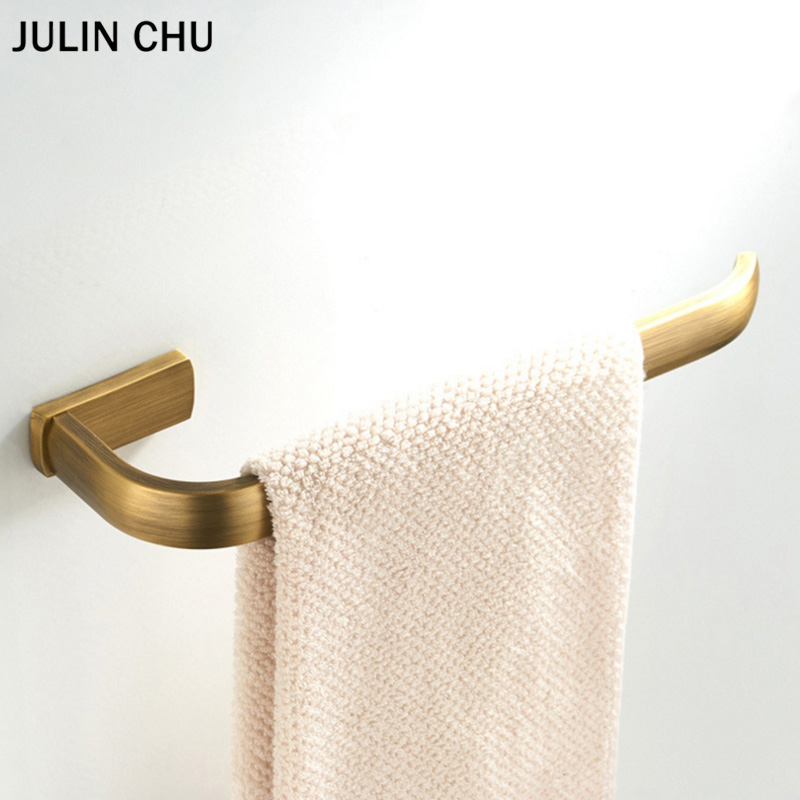 Wand befestigter Badezimmer-Tuch-Ring-goldener Messinghandtuch-Zahnstangen-Halte