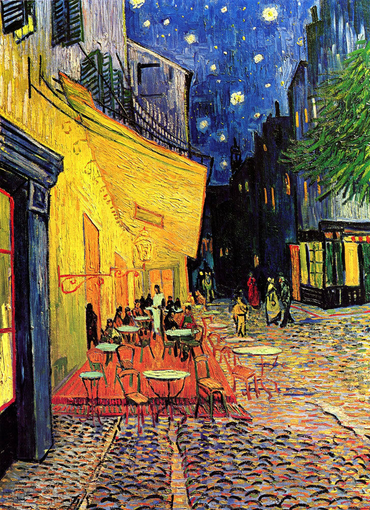 

VINCENT VAN GOGH - Cafe Terrace at Night Home Decor Handpainted &HD Print Oil Painting On Canvas Wall Art Canvas Pictures 191117