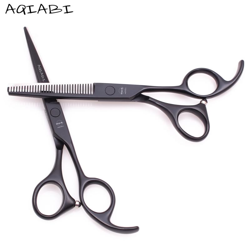 

5.5'' 6'' 50 Pcs AQIABI Barbers Scissors Hair Cutting Scissors Thinning Shears Haircut Professional Hairdressing A1008