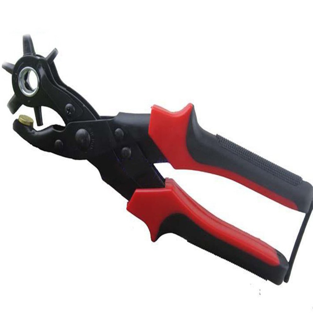 Puncher Pinza Cintura Girevole Lega Pinza Per Punzonatura Con Foro Tondo Maniglia Foro Punzonatura Per Scrapbooking Impugnatura Per Carta Artigianale PU Perforazione Perforazione