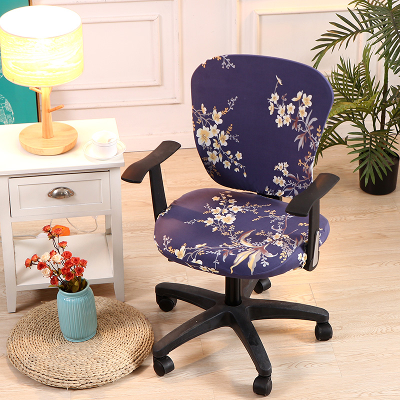 

Computer Chair Cover Elastic Chair Cover Universal Dustproof Seat Protector Home Office Decor