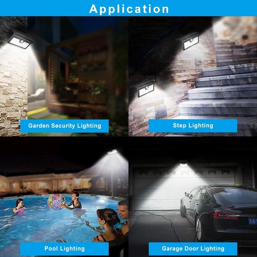 

Refractive index wall lamp solar lamp outdoor garden lamp body sensor home indoor and outdoor electric lamps waterproof wall lamps