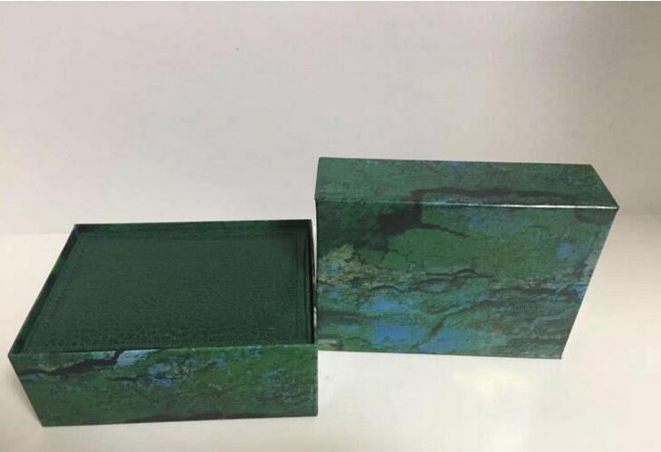 

Good Luxury Green With Original Box Wooden Watch Box Papers Card Wallet Boxes&Cases Wristwatch Box, Black;blue