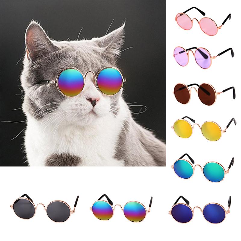

1pc Lovely Pet Cat Glasses Dog Glasses Pet Products For Little Dog Cat Eye-wear Sunglasses Photos Accessories