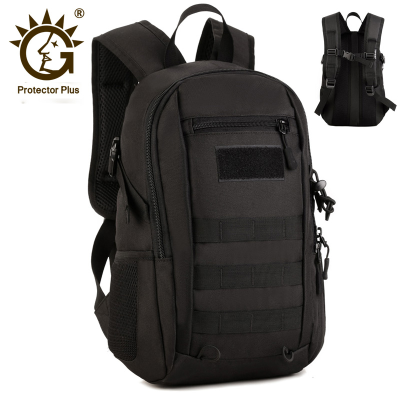 

12L Tactical MOLLE Backpack, Waterproof Children Mini Backpack, Hiking Camping Sport Travel Rucksack bags for kids, Random color