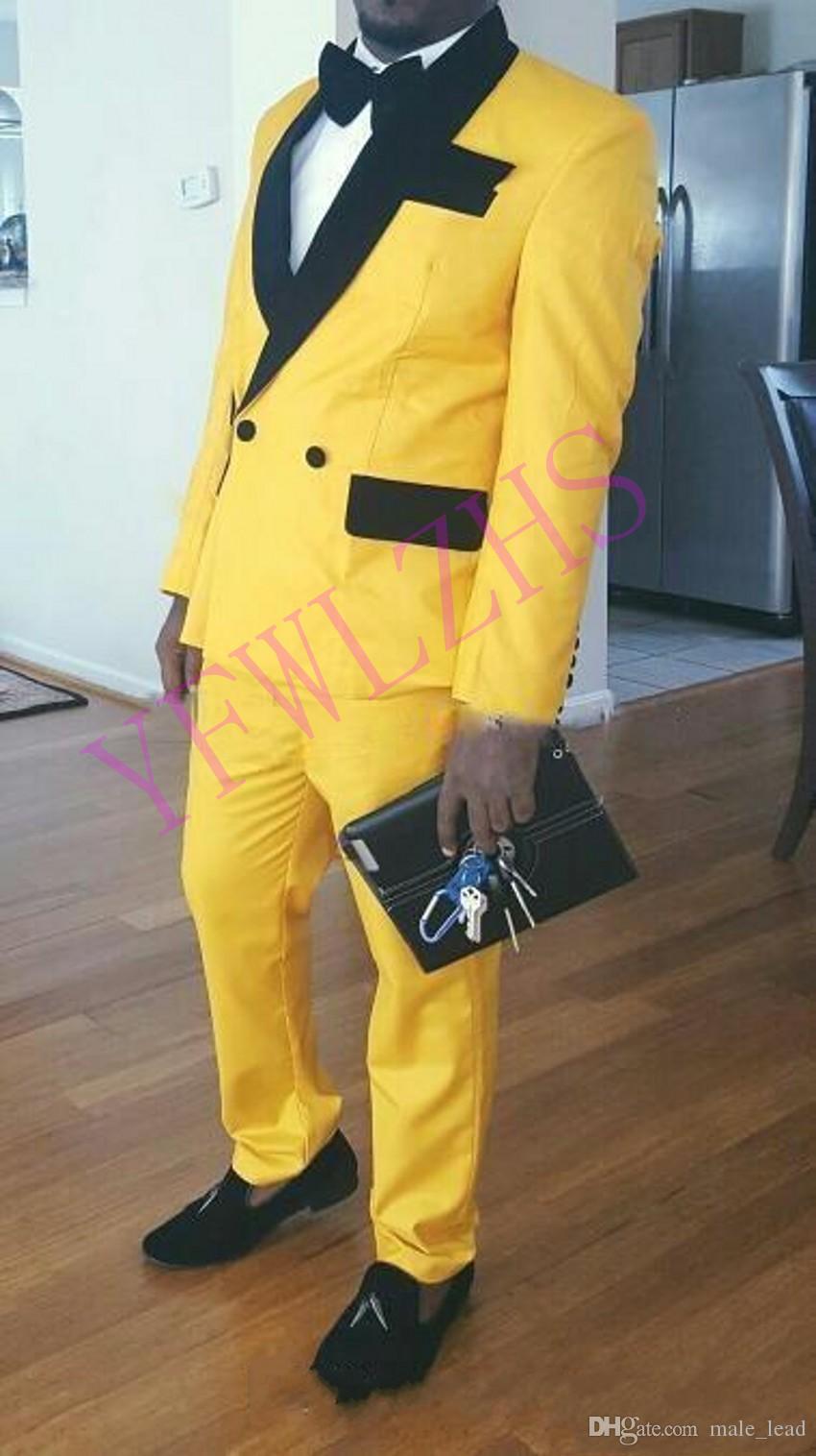 

Handsome Groomsmen Shawl Lapel Groom Tuxedos Mens Wedding Dress Man Jacket Blazer Prom Dinner 2 Piece Suit(Jacket+Pants+Tie) 471, Same as image
