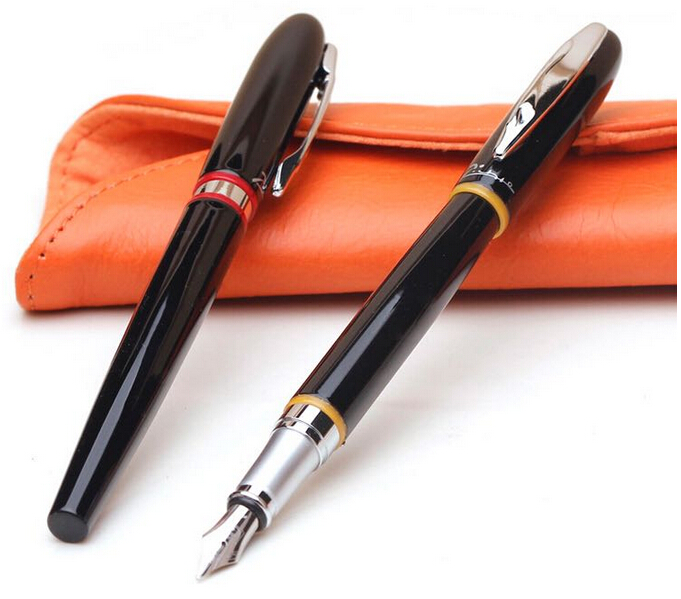 

Picasso 907 Montmartre Black M Nib Fountain Pen/Roller Ball Pens Red Ring