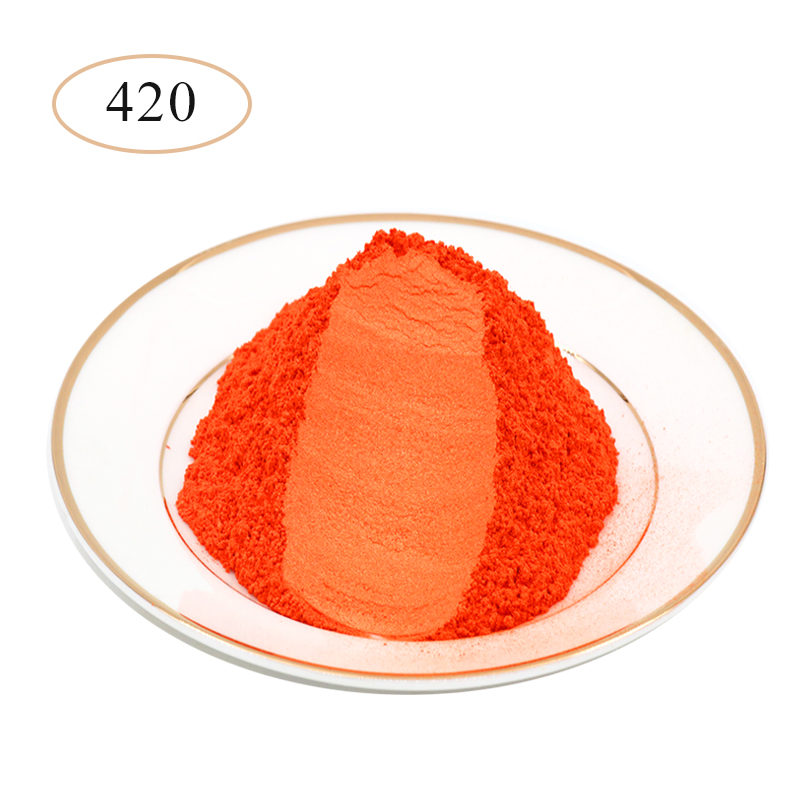 

Type 420 Orange Mica Powder Pigments For DIY Cosmetic Making Eye shadow Resin Makeup Nail Polish Artist Toiletry Crafts 500g/lot