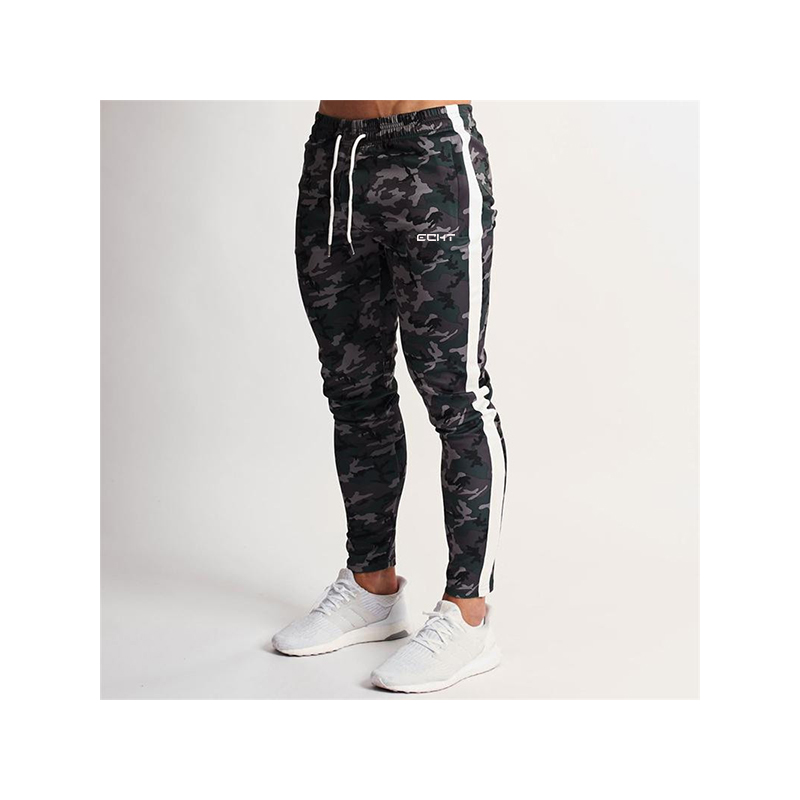 

Super brand men's fashion streetwear casual camouflage jogging pants men's cargo trousers, Sky blue