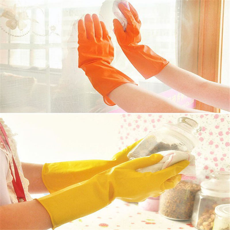 

Waterproof Rubber Latex Gloves for Dish Washing Laundry flexible unbreakable Housework Home Dining Kitchen Accessories 1pcs