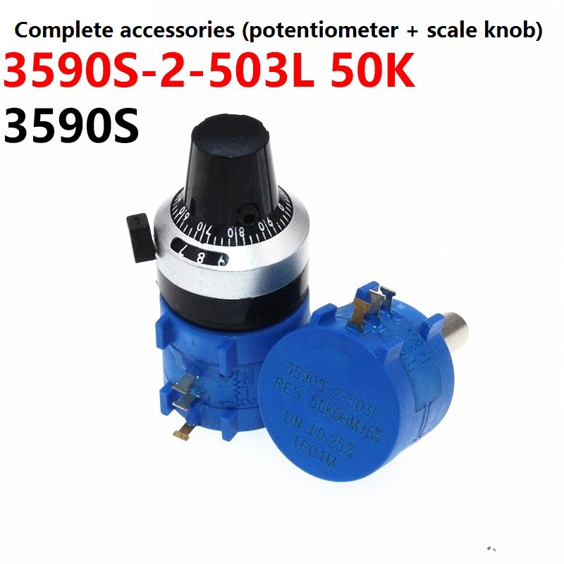 Multi-turn potentiometer 3590 3590S 50K 503 100K 104 precision adjustable resistor-image-533026160