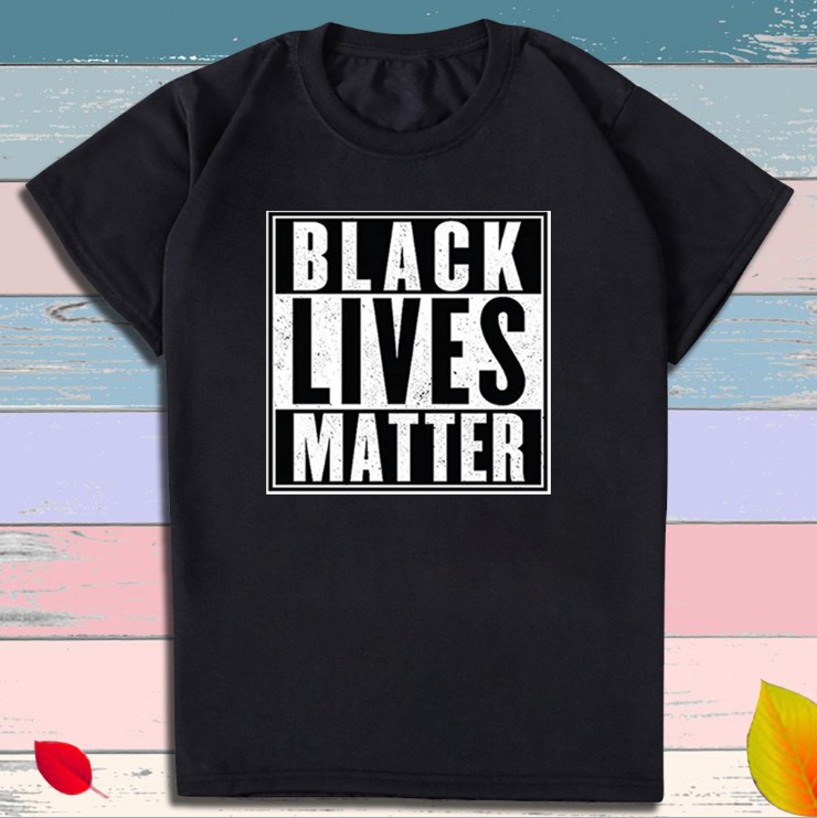 

Black Lives Matter T-shirt for Men Women Casual Crew Neck Tops Tee Summer Black Lives Matter T Shirt, Blue