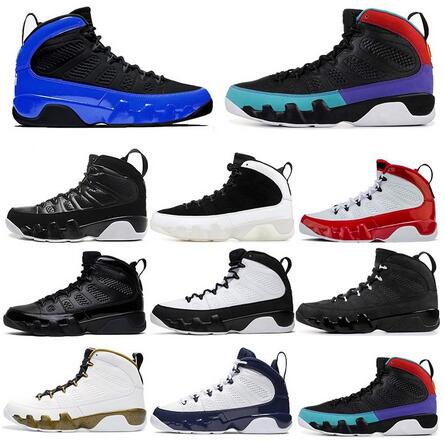 

Classic 9 space jam basketball shoes 9s bred cool grey black white Anthracite blue yellow PE Sports Shoes mens with Box US8-13, Charcoal