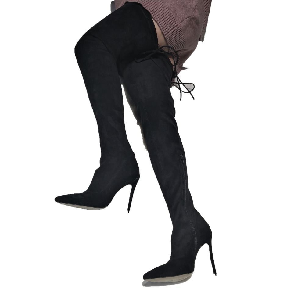 bottes cavaliere daim