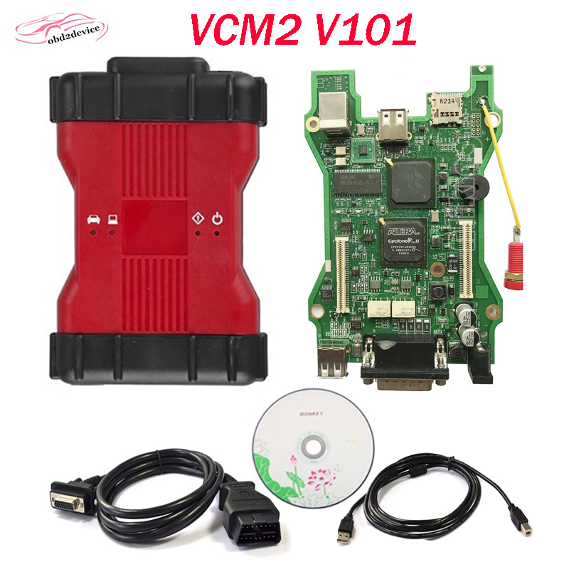 

2020 VCM 2 Diagnostic Scanner Multi-language VCM2 IDS V101 V96 V86 Diagnostic Tool VCM II OBD2 Scanner For Frd/M-azda car test