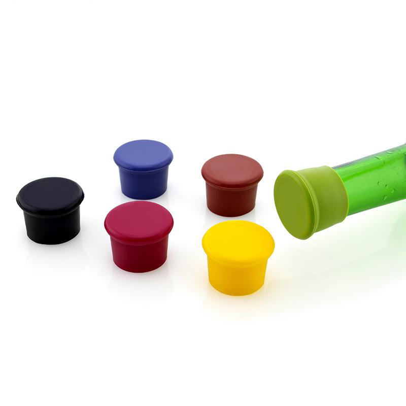 Silicone Beer Plug Wine Stopper Bottle Cap Cover Seal Lid Home Kitchen Tool FM
