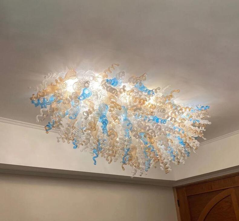 

House Decorative Italian Lamps Hand Blown Art Chandeliers Murano Handmade Glass Ceiling Chandelier Lighting Fixtures