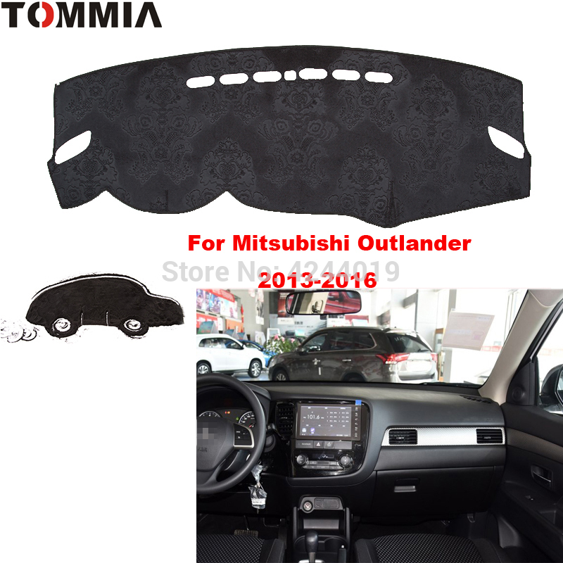 

TOMMIA Auto Car Dashboard Pad Cover Dash Mat DashMat Anti-Sun Pad Fit For Mitsubishi Outlander 13-16 Car Sticker