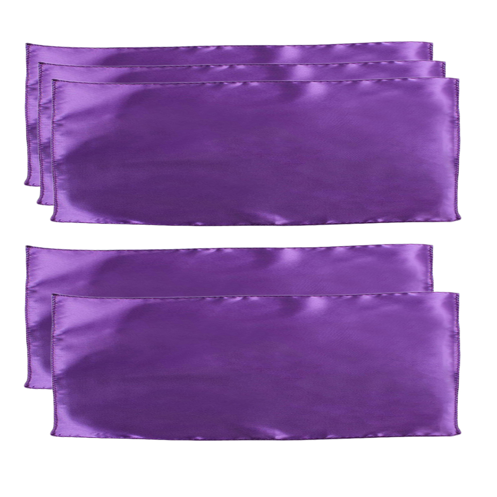 

5pcs 30x275cm plain satin table cover decor for banquet