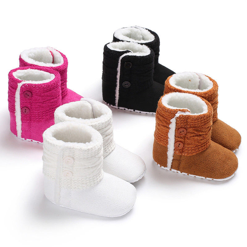 

Winter Warm baby boots Fashion Fur Newest Hot sale Zipper Anti-slip Snow shoes for girls Infant Kids 0-18Months