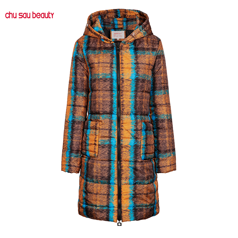 

Winter Jacket Women New parka women 2019 Coats Hooded Ladies Coats Female Parka Thick Cotton Padded Lining Winter Female, Cz1919