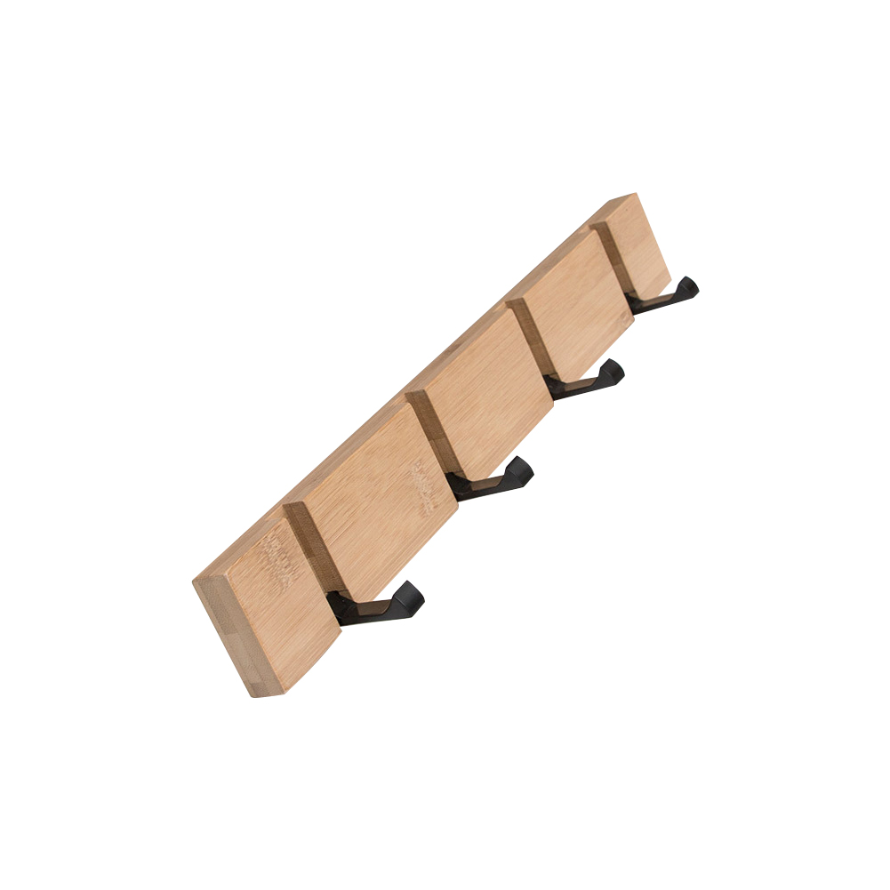 

Dormitory Easy Install Bedroom Retractable Vintage Door Hanger Wall Hook Wooden Clothes Storage Rack Decoration No Drilling