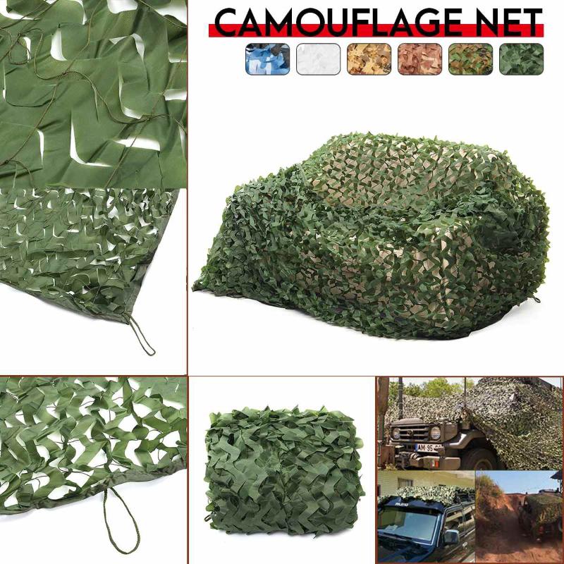 

4mx3m /5mx3m Hunting Camouflage Nets Woodland Army training Camo netting Car Covers Tent Shade Camping Sun Shelter