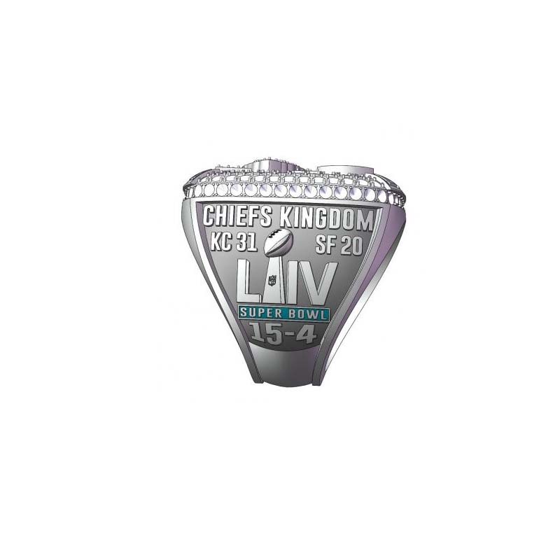 

New 2020 wholesale Kansas 2020 City Chiefs World Championship Ring TideHoliday gifts for friends, Golden;silver