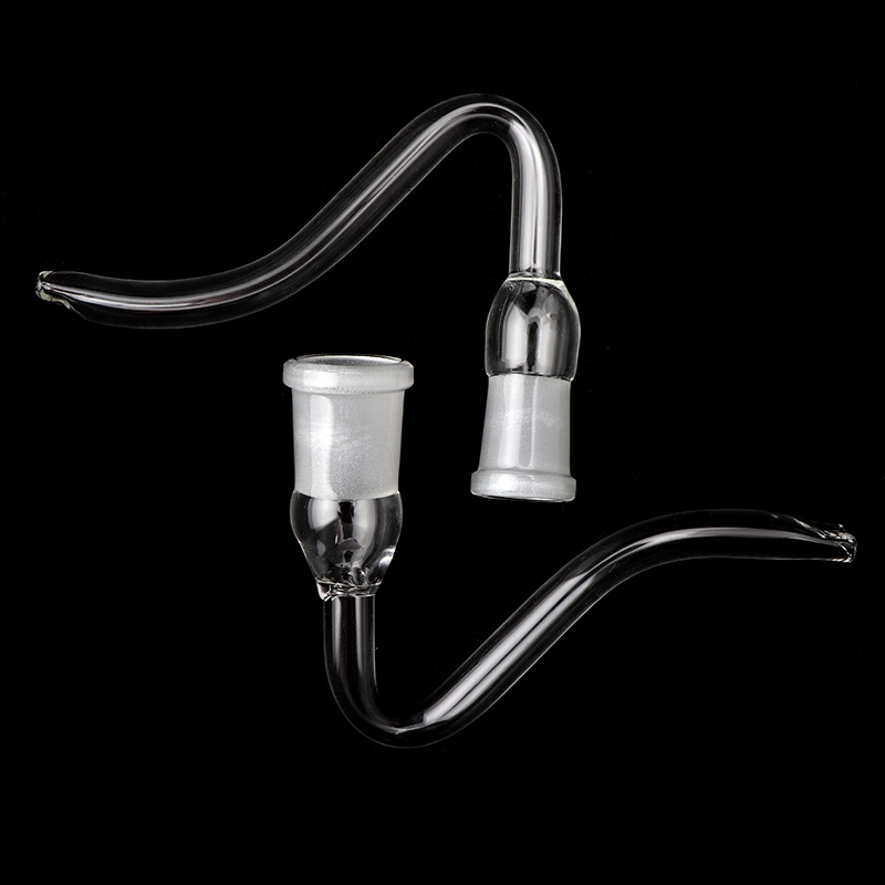 

Glass J-Hook Adapter 14 mm 18mm Female Adapter J Hook Ash Catcher Adapter for Glass Bong Oil Rig Pipe