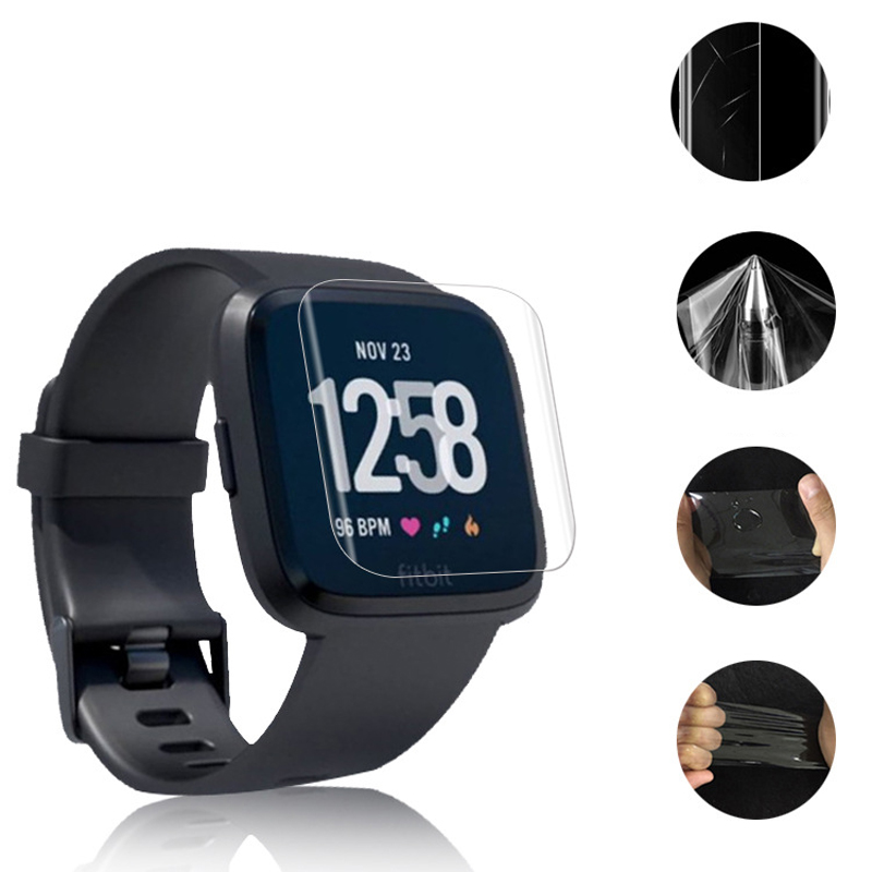 

Soft TPU Clear Protective Film Guard Explosion Proof For Fitbit Surge Alta HR Blaze Inspire HR Ionic Versa 2 Charge 3 Versa2 Charge2 Charge3