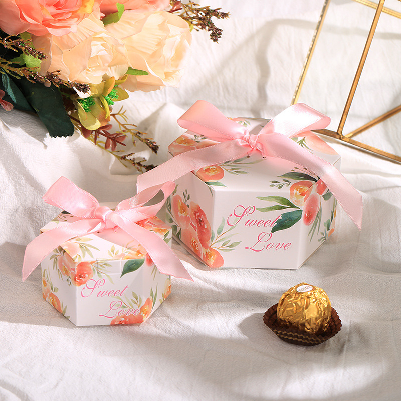 

Paper Chocolate Candy Boxes Wedding Favors Gift Box Packaging Goodie Bags cajas de regalo Party Decoration scatole bomboniere