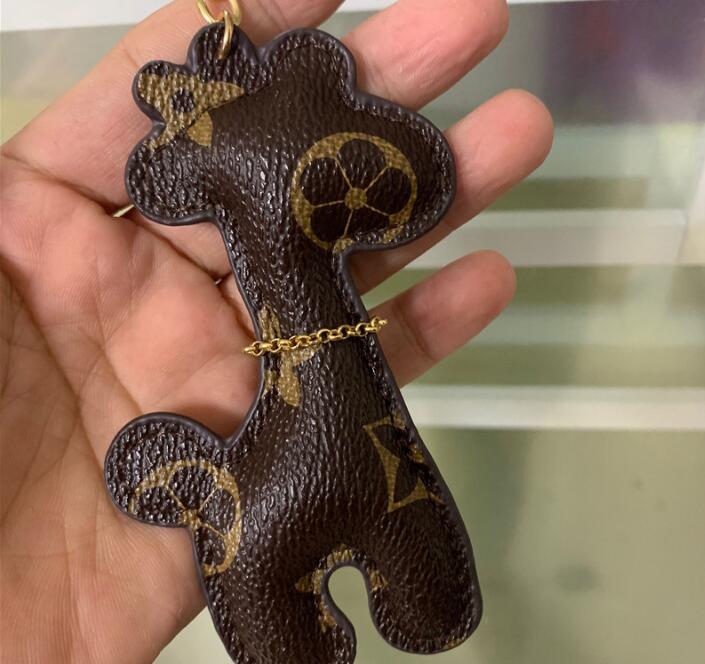 

Fashion Net red Cartoon Fawn giraffe Keychain Men Woman Bag Pendant Charm Pendant Accessories Pendant Creative