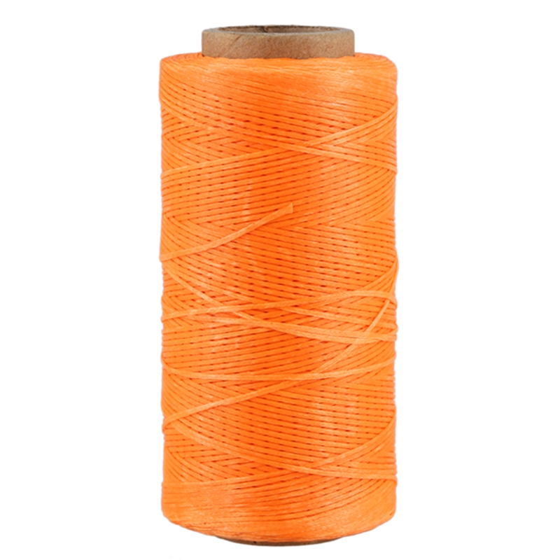 

Botique-260M 150D 1MM Leather Sewing Waxed Wax Thread Hand needle Cord Craft DIY New Color:Orange