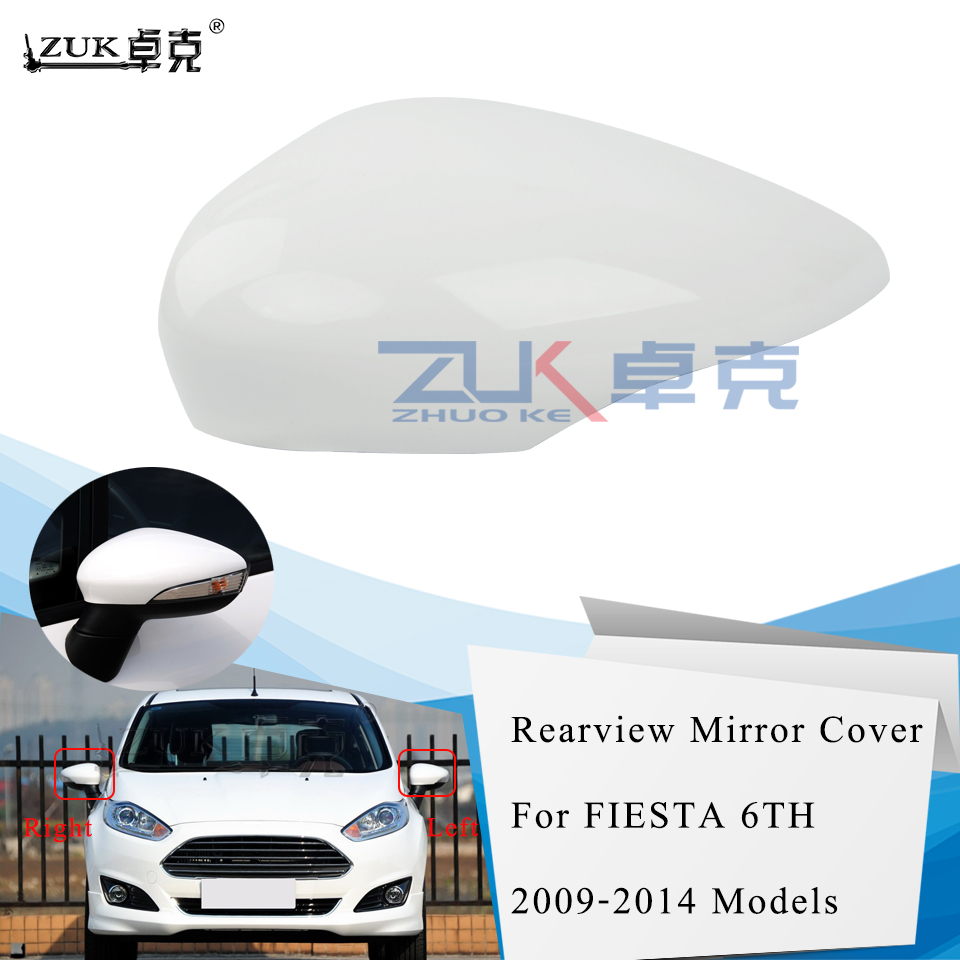 1Pair Right+Left Door Mirror Cover Cap Trims for Ford Mondeo 2011-2012