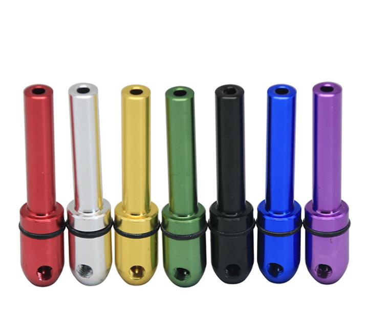 

70MM Mini Metal Pipe Hand Grenade Removable Polychromatic Aluminum Pipe Tobacco Tool